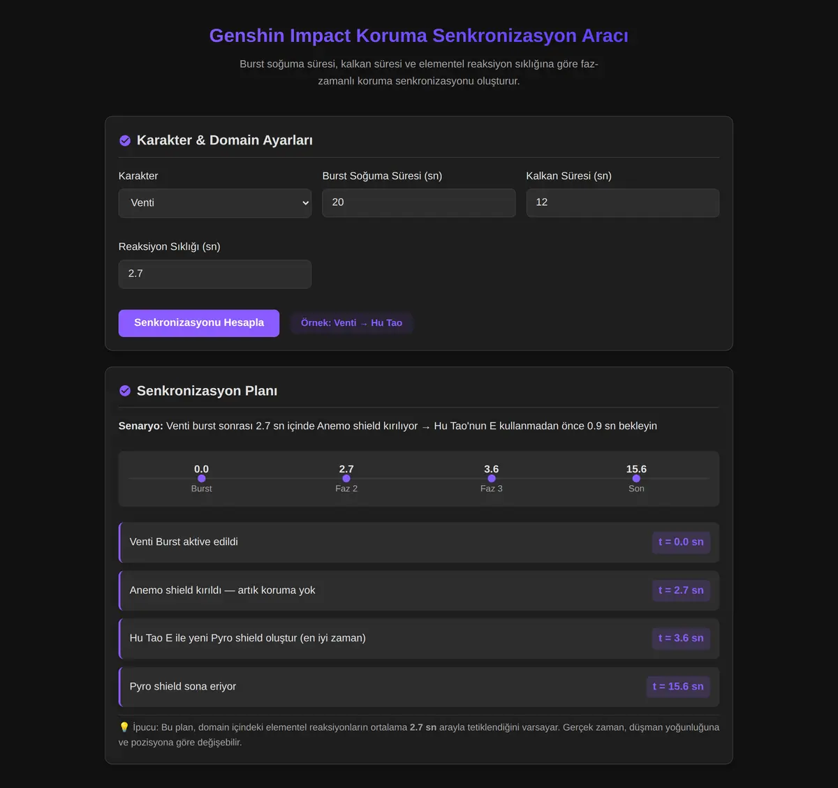 Genshin Impact Koruma Senkronizasyon Aracı ekran görüntüsü 3