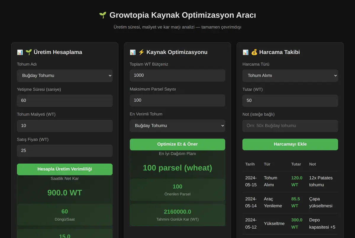 Growtopia Kaynak Optimizasyon Aracı ekran görüntüsü 2
