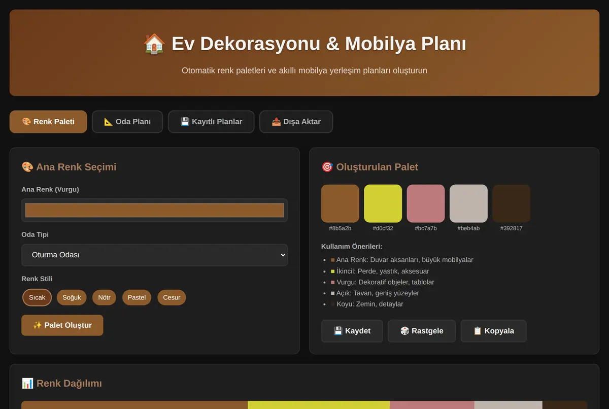 Ev Dekorasyonu & Mobilya Planı Oluşturucu ekran görüntüsü 2