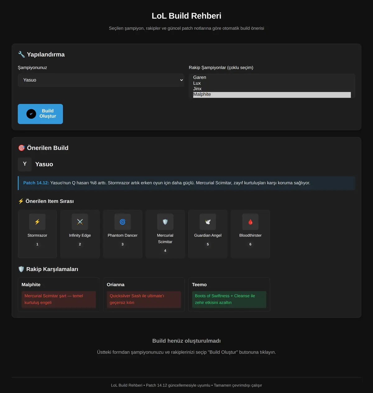 LoL Build Rehberi ekran görüntüsü 3