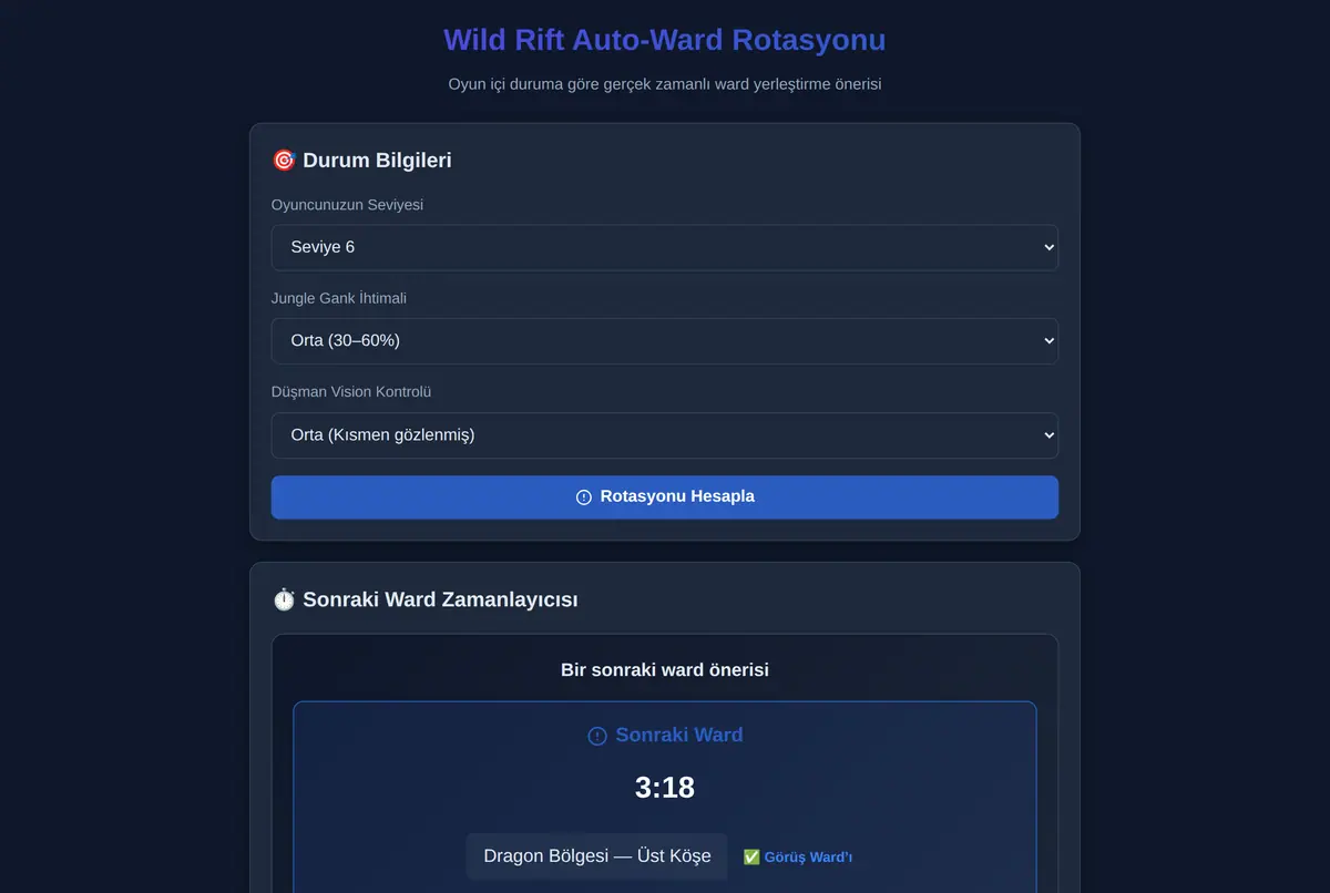 Wild Rift Auto-Ward Rotasyonu ekran görüntüsü 2