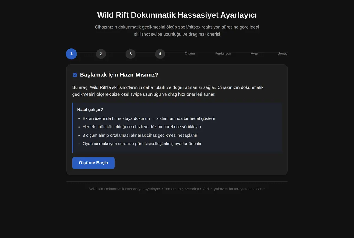Wild Rift Dokunmatik Hassasiyet Ayarlayıcı ekran görüntüsü 2
