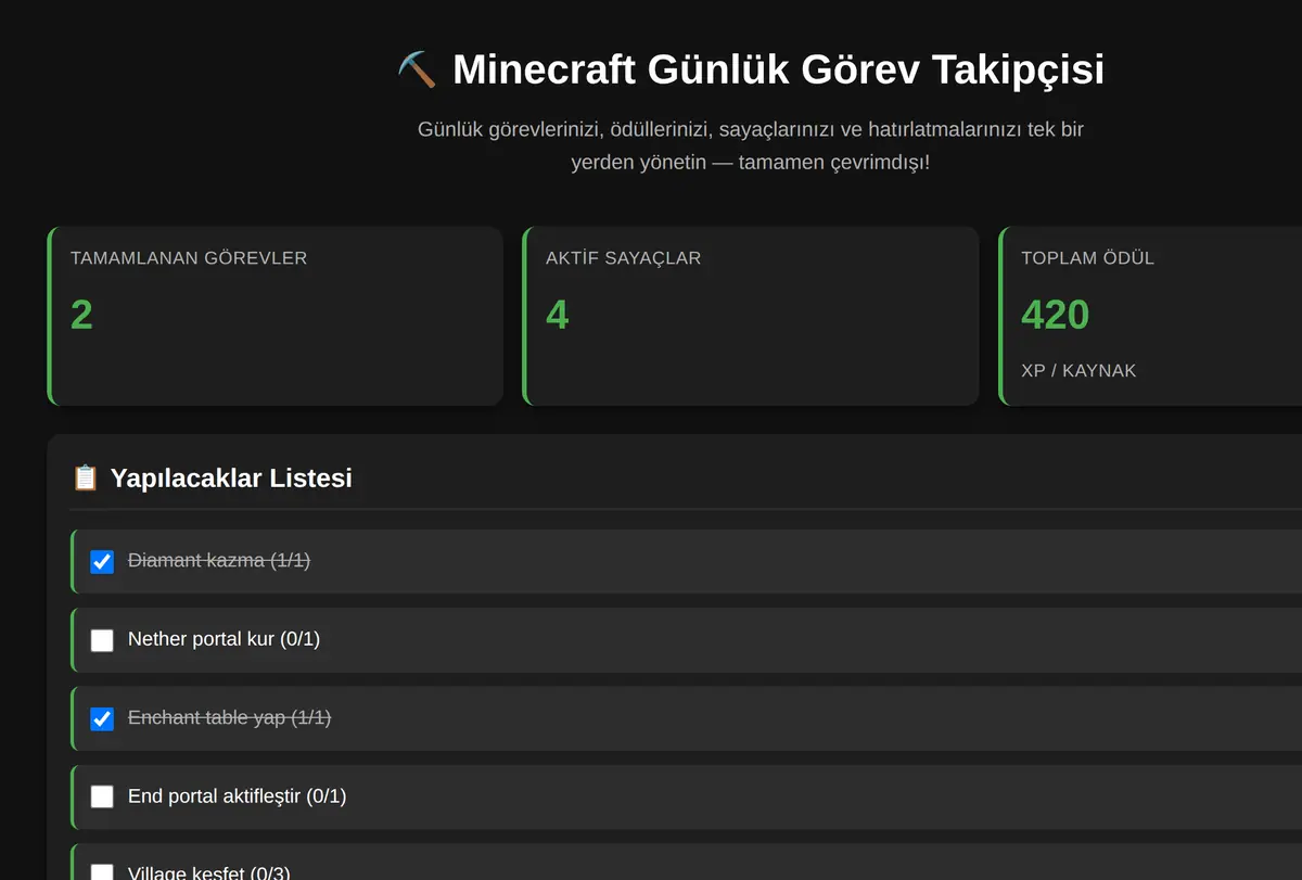 LoL Günlük Görev Takipçisi ekran görüntüsü