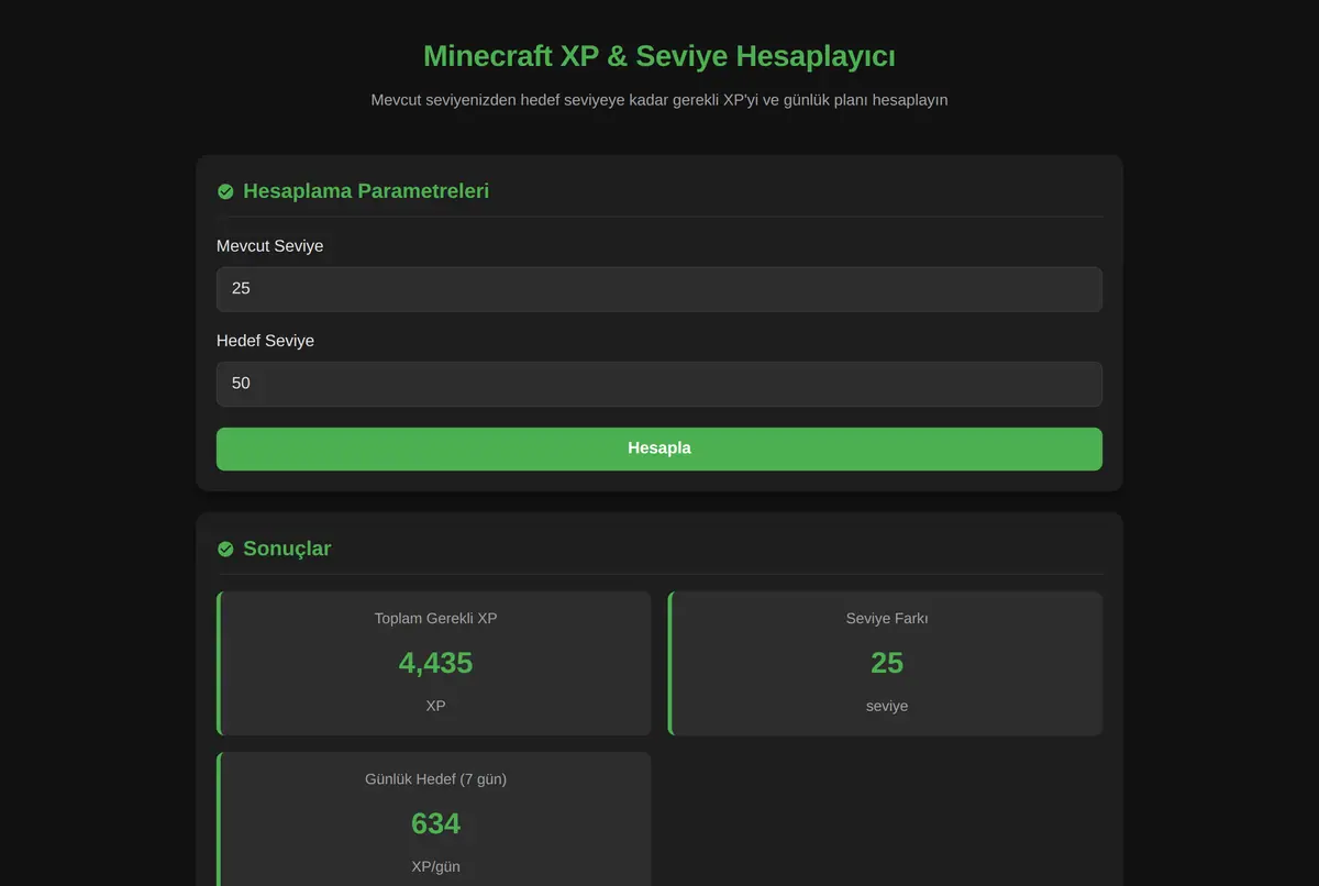 LoL Seviye & XP Hesaplayıcı ekran görüntüsü 2