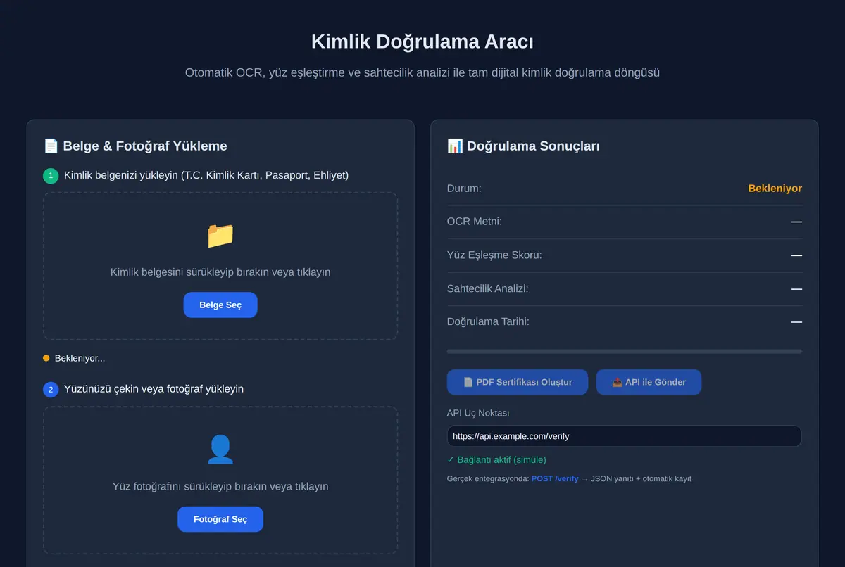Kimlik Doğrulama Aracı ekran görüntüsü 2