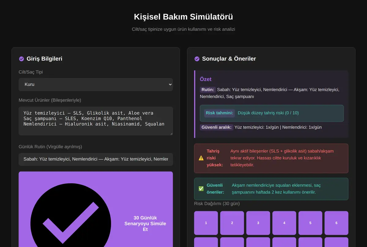 Kişisel Bakım Simülatörü ekran görüntüsü 2