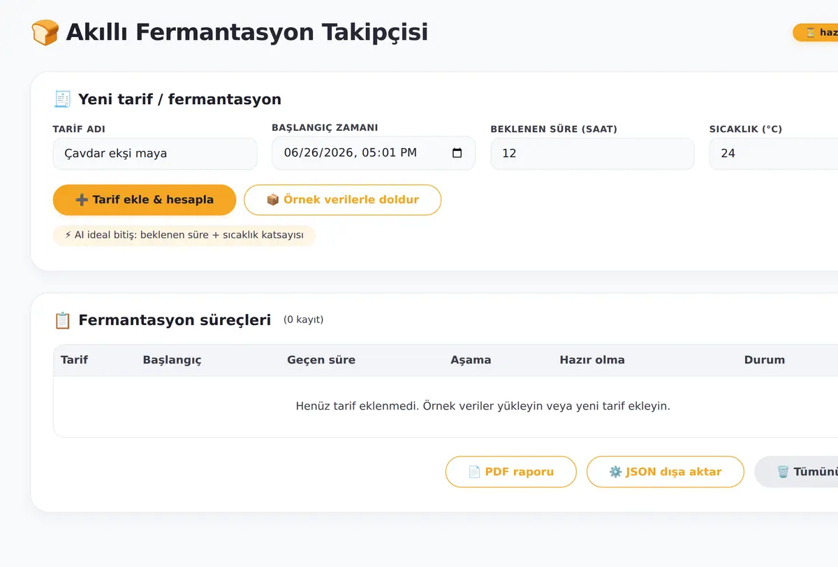 Akıllı Fermantasyon Takipçisi & Hazır Olma Uyar ekran görüntüsü