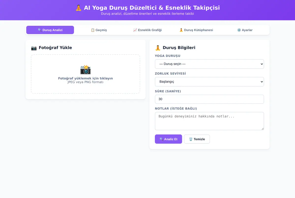 AI Yoga Duruş Düzeltici & Esneklik Takipçisi ekran görüntüsü 3