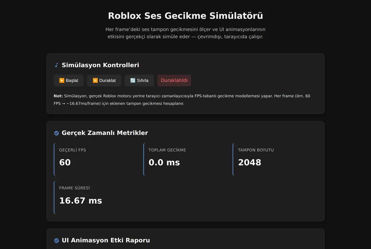 Roblox Ses Gecikme Simülatörü ekran görüntüsü 2