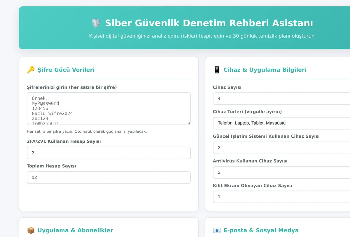JWT Güvenlik Denetim Asistanı ekran görüntüsü