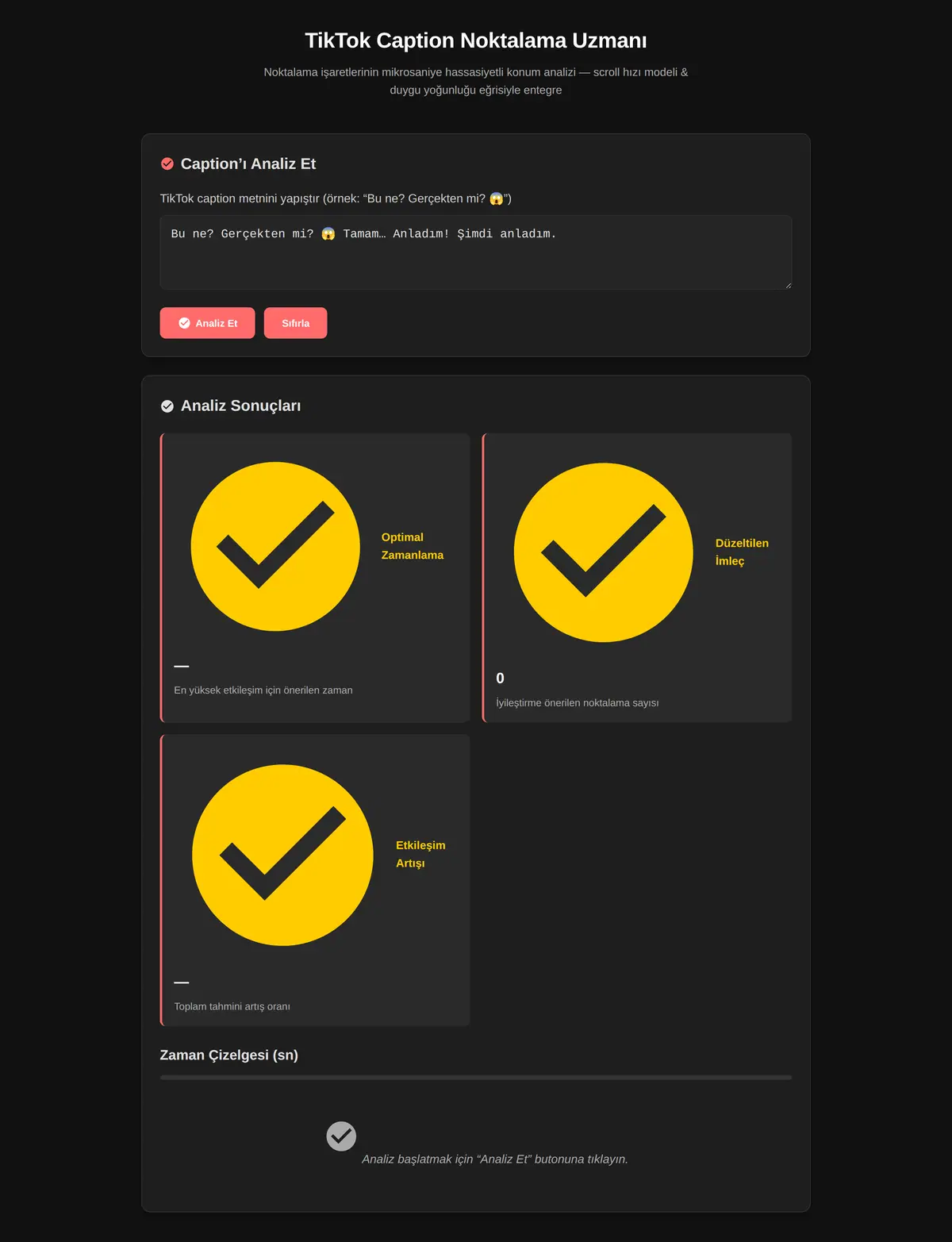 TikTok Caption Noktalama Uzmanı ekran görüntüsü 3