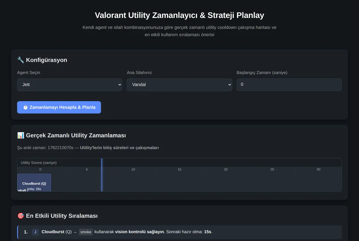 Valorant Utility Zamanlayıcı & Strateji Planlay ekran görüntüsü 2